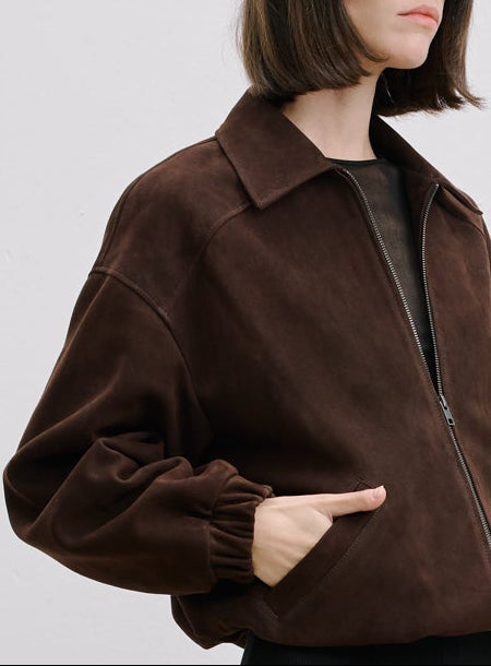 SÜET BOMBER CEKET