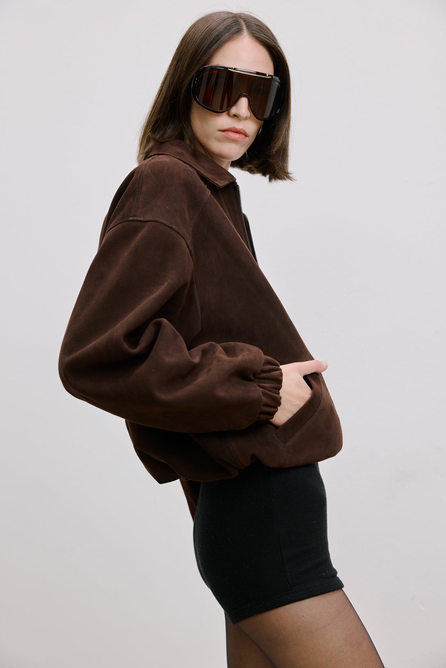 SÜET BOMBER CEKET