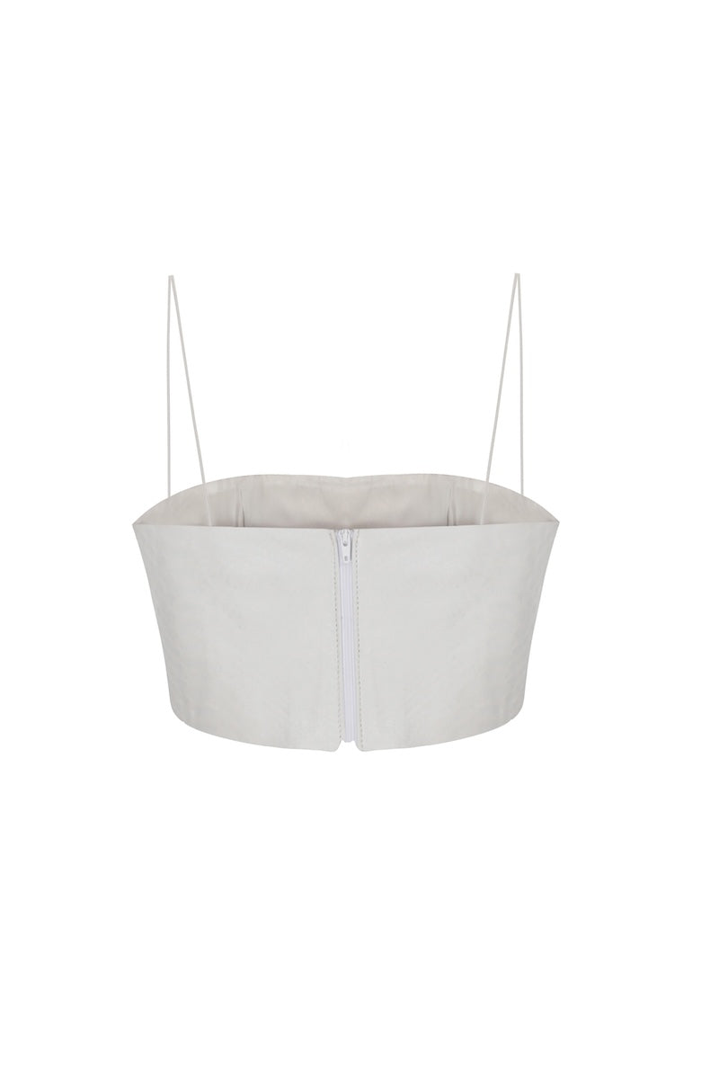 Deri Crop Top
