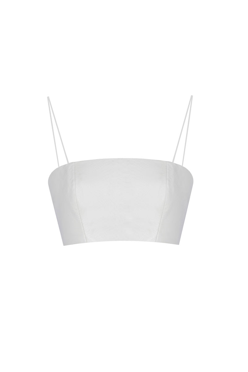 Deri Crop Top
