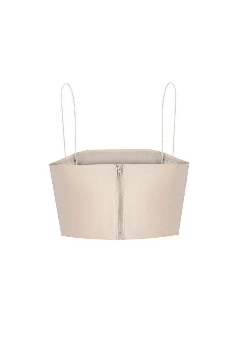 Deri Crop Top