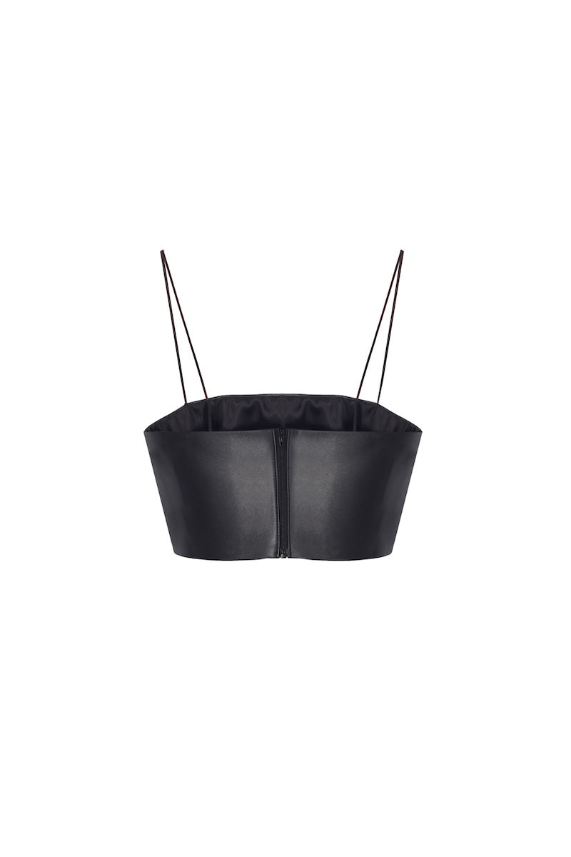 DERİ CROP TOP