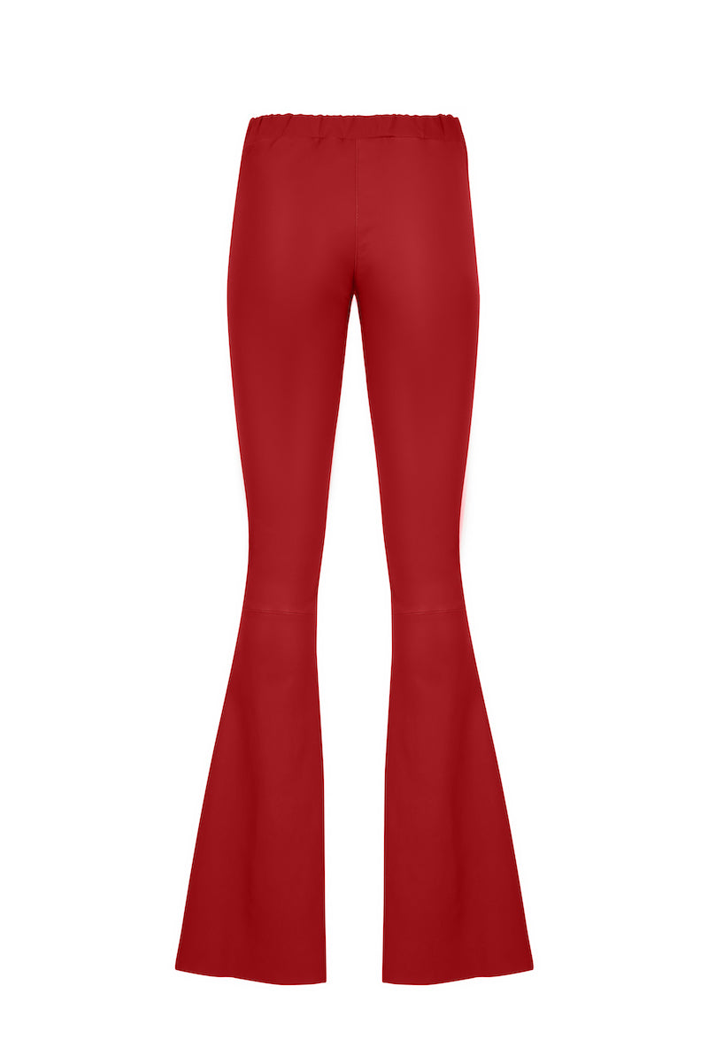 İSPANYOL PAÇA DERİ PANTOLON