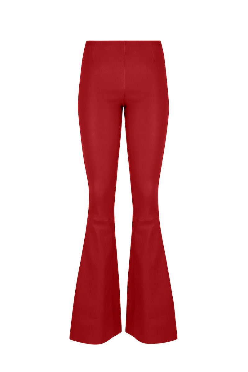 İSPANYOL PAÇA DERİ PANTOLON